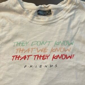 F•R•I•E•N•D•S tee shirt